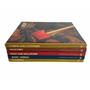Lot of 5 Time Life Books Home Repair and Improvement Vintage Hardbacks Handyman